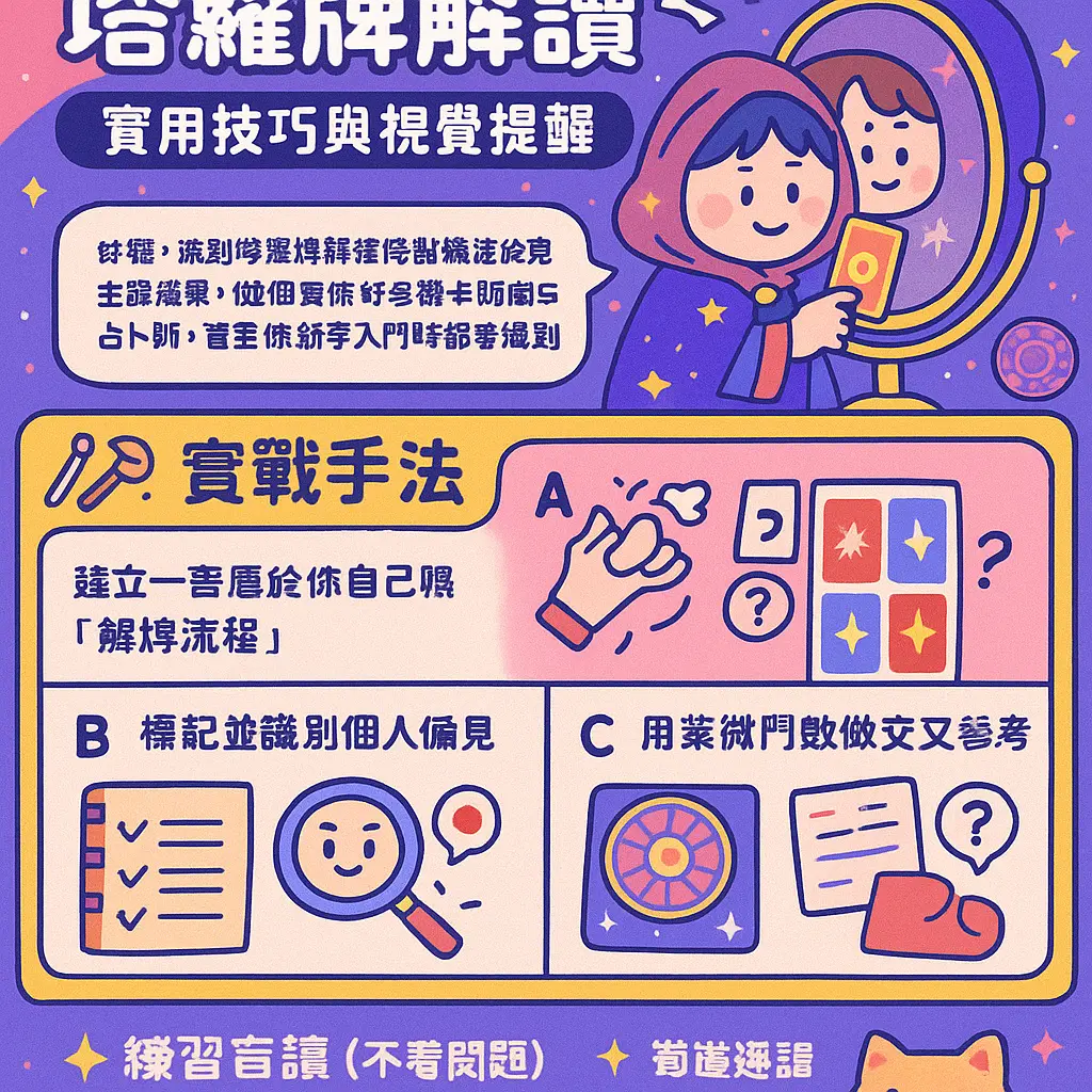 塔羅牌解讀 - 紫微鬥數