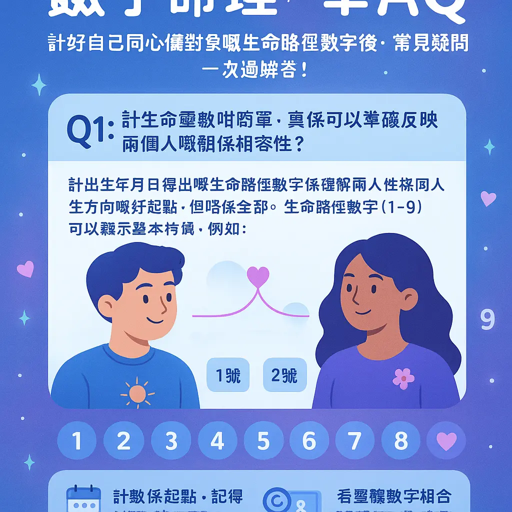 生命靈數配對 - 數字命理