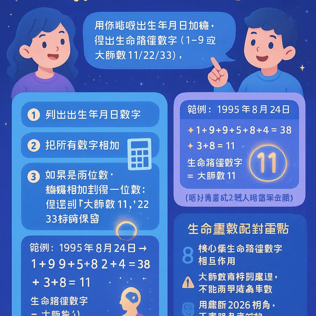 生命靈數配對 - 生命靈數