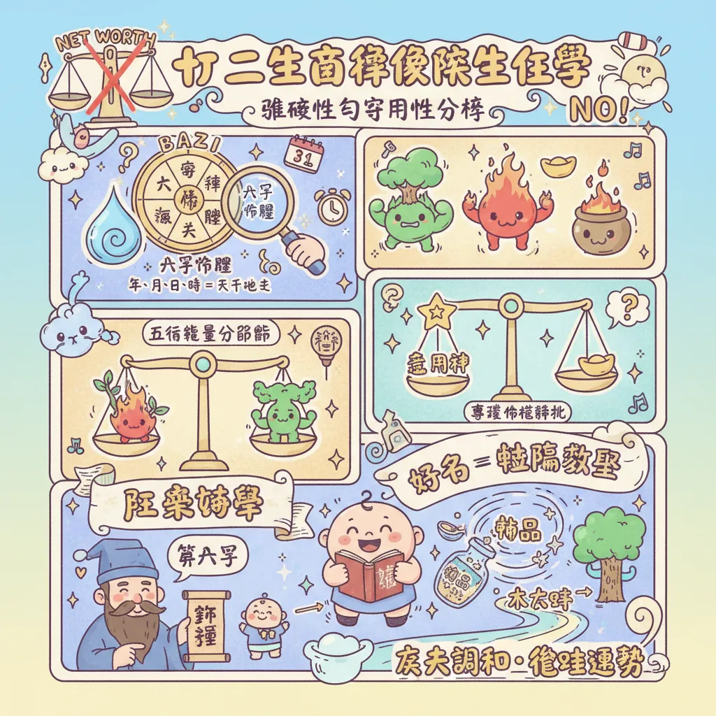 八字命盤、生肖喜忌與紫微鬥數應用